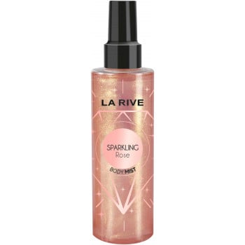 La Rive Body Mist Glitters Sparkling Rose 200ml | בודי ספריי לה ריב נצנצים ספרקלינג רוז 200מל