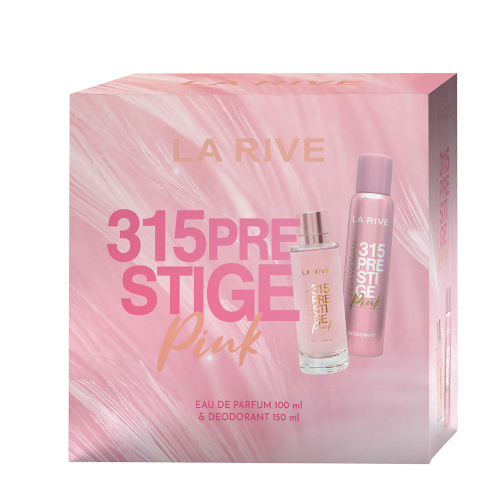 La Rive Set Prestige Pink E.D.P+deo | סט לה ריב 315פרסטיג' פינק בושם+ דאו