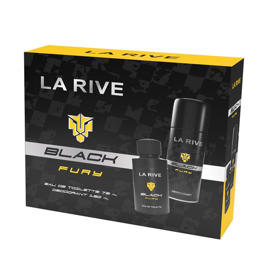 La Rive Set Black Fury E.D.P+deo | סט לה ריב בלאק פורי בושם+ דאו