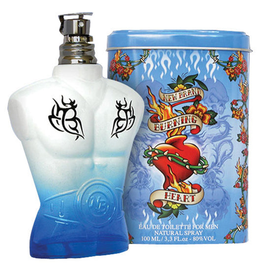 Nb Burning Heart  Men 100ml | ניו ברנד BURNING HEARTאדט 100מל