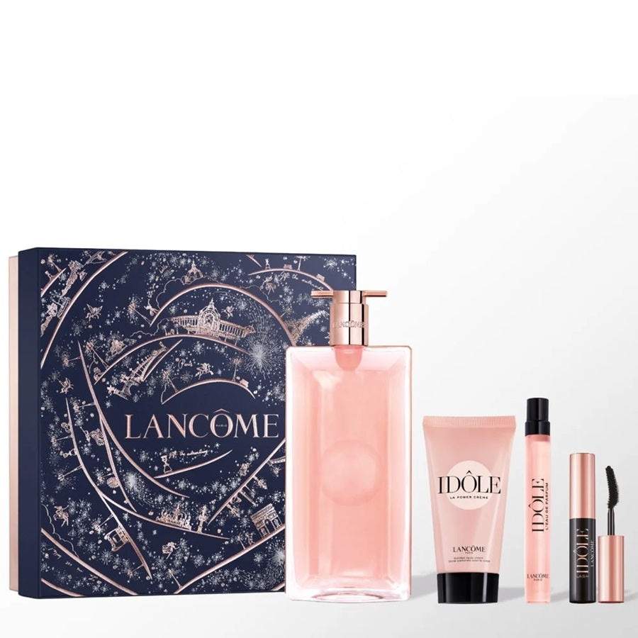 Lancome Idole E.D.P 100ml + 10ml + Body Lotion 50ml + Mascara 2.5ml | לנקום סט אידול אדפ 100מל +10מל +ק.גוף + מסקרה