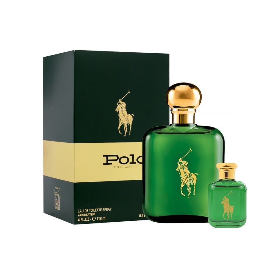 Ralph Lauren Polo Green E.D.T 118ml + 15ml | ראלף לורן סט פולו ירוק אדט 118מל + 15מל
