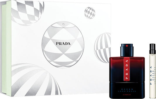 Prada Luna Rossa Ocean Parfum 100ml + 10ml | פראדה סט לונה רוסה אושן פרפיום 100מל + 10מל