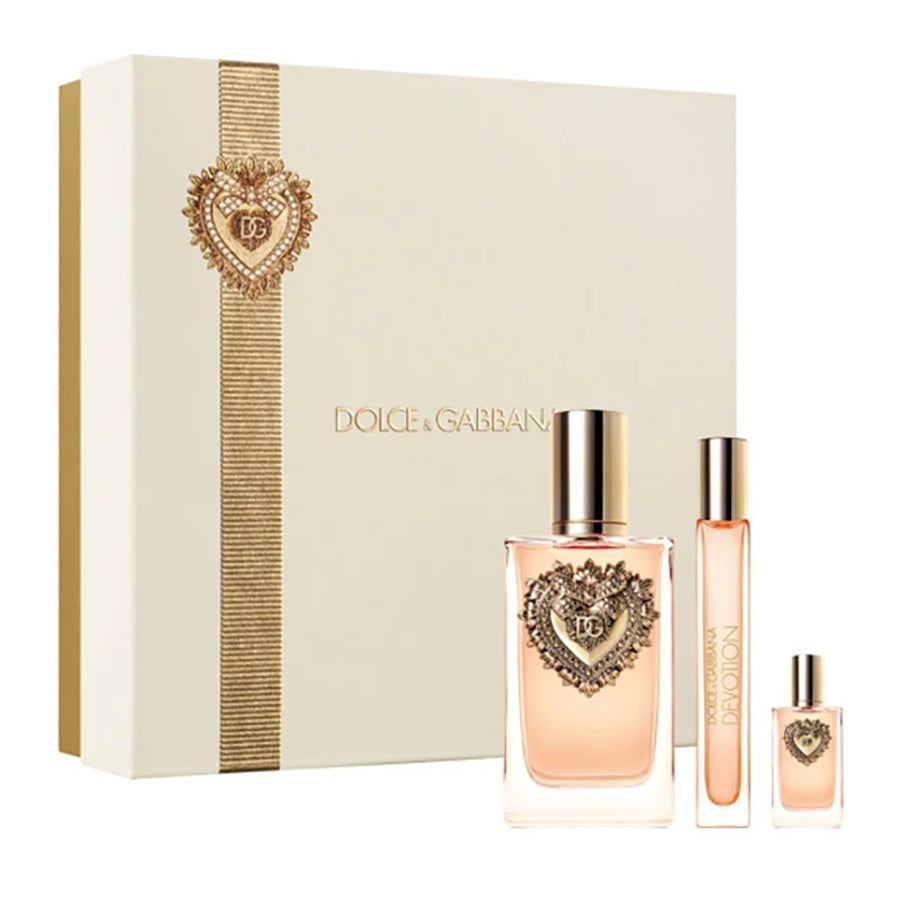 Dolce&gabbana Set Devotion E.D.P 100ml + 10ml + 5ml | דולצה גבאנה סט דבושן אדפ 100מל + 10מל + 5מל