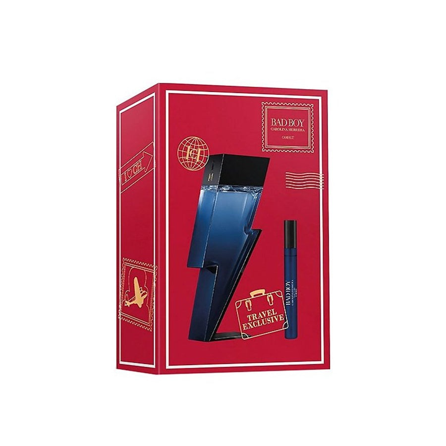 Carolina Herrera Set Bad Boy Cobalt E.D.P 100ml+10ml | קרולינה הררה סט באד בוי קובלט אדפ 100מל + 10מל