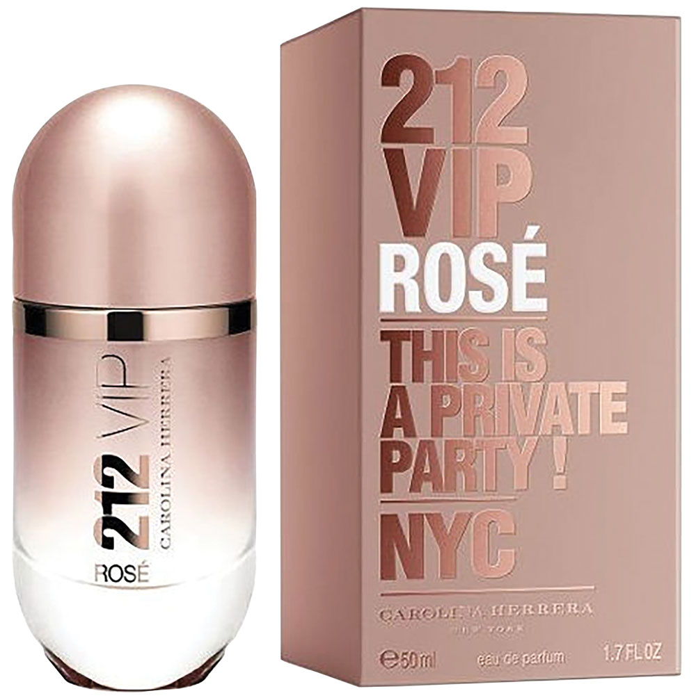 Carolina Herrera 212vip Rose E.D.P 50ml | קרולינה הררה 212 VIPרוז אדפ 50מל