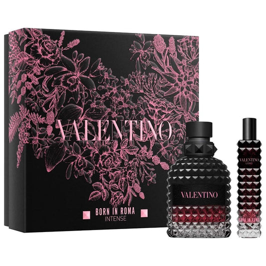 Valentino Set Uomo Born In Roma  Intense E.D.P 50ml + 10ml | ולנטינו סט אומו אינטנס בורן ין רומא אדפ 50מל + 15מל