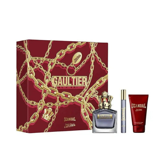 Jean Paul Gaultier Scandal E.D.T 100ml + 10ml + Shower Gel 75ml | סט גאן פול גוטיה סקנדל אדט 100מל + 10מל + גל רחצה 75מל