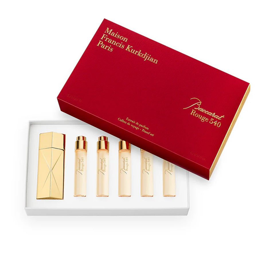 Maison Francis Kurkdjian Baccarat Rouge 540 Travel Kit Extrait 5*11ml | מייסון פרנסיס קיט טיולים בקראט רוז 540אקסטרייט 5*11מל