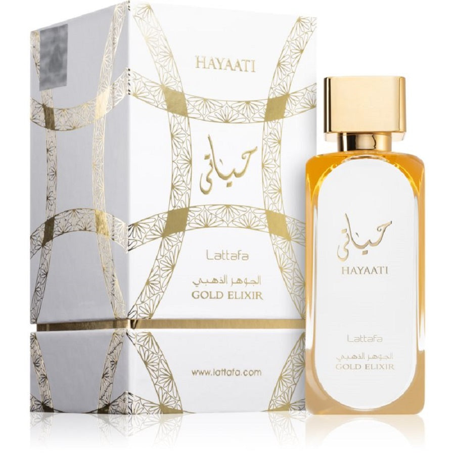 Lattafa Hayaati Gold Elixir E.D.T 100ml | לטפה חייאתי גולד אליקסיר אדט 100מל