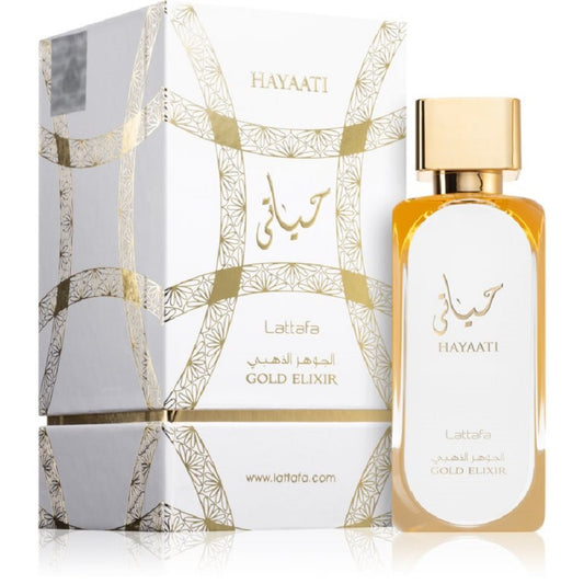 Lattafa Hayaati Gold Elixir E.D.T 100ml | לטפה חייאתי גולד אליקסיר אדט 100מל