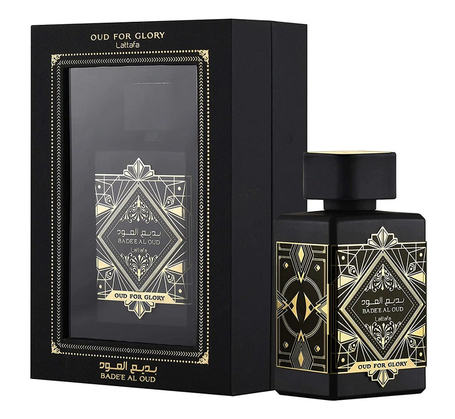 Lattafa Badee Al Oud Oud For Glory E.D.P 100ml | לטפה באדי אל אוד פור גלורי אדפ 100מל