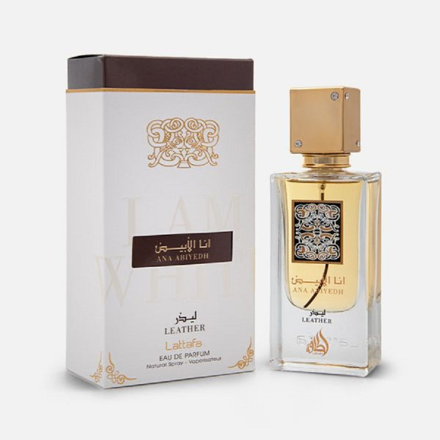 Lattafa Ana Abiyedh Leather E.D.P 100ml | לטפה אנה אבייד לדר אדפ 100מל