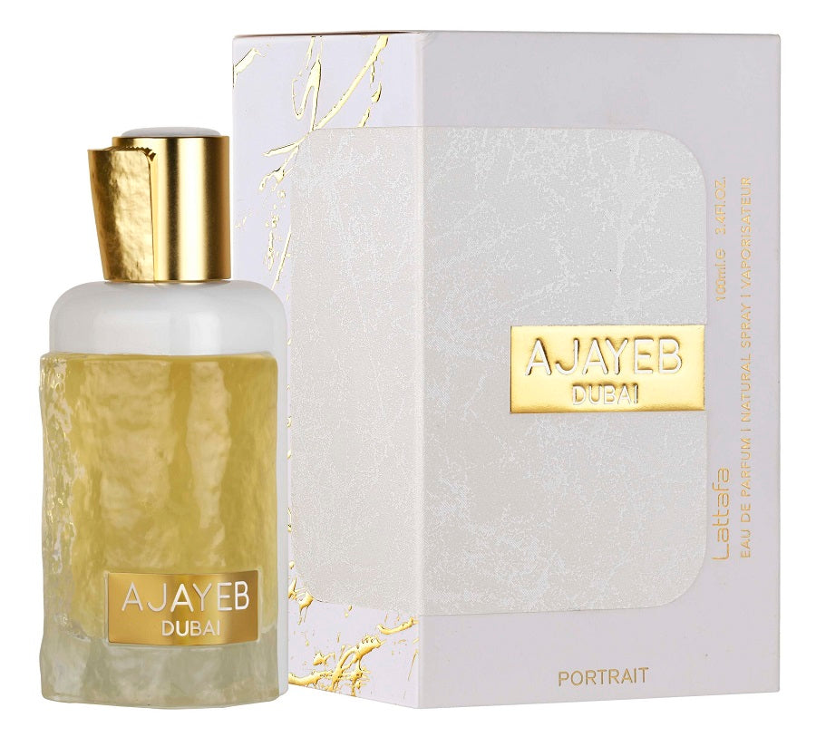 Lattafa Ajayeb Dubai Portrait E.D.P 100ml | לטפה הדגאב דובאי פורטריט אדפ 100מל