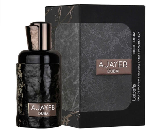 Lattafa Ajayeb Dubai E.D.P 100ml | לטפה אג'אייב דובאי אדפ 100מל