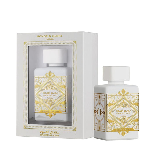Lattafa Badee Al Oud Honor & Glory E.D.P 100ml | לטפה באדי אל אוד הונור גלורי אדפ 100מל