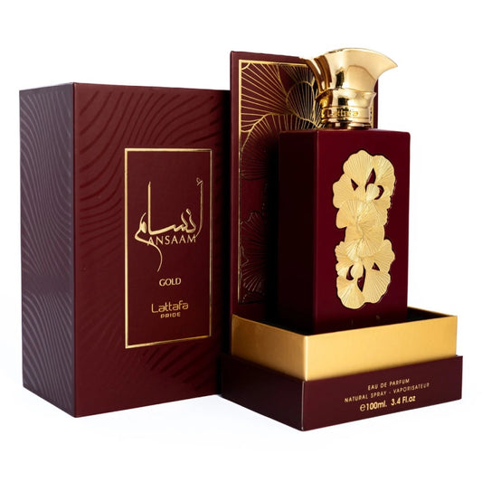 Lattafa Pride Ansaam Gold E.D.P 100ml | לטפה פרייד אנסאם גולד אדפ 100מל