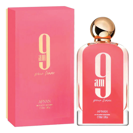 Afnan 9 AM Pour Femme E.D.P 100ml | אפנאן 9א.מ. פור פם ורוד אדפ 100מל