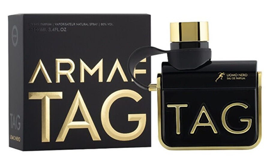 Armaf Tag Uomo Nero E.D.P 100ml | ארמף טאג אומו נרו אדפ 100מל