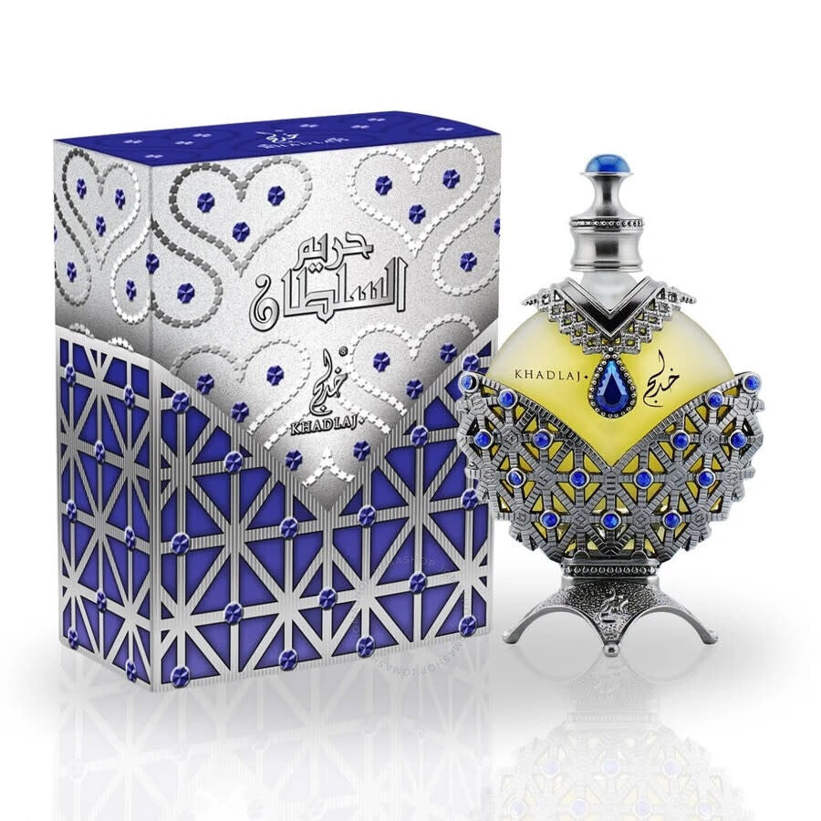 Khadlaj Hareem Al Sultan Antique Blue Concentrated Oil 35ml | הדלאג הרים אל סולטאן אנטיק בלו סילבר שמן מרוכז 35מל