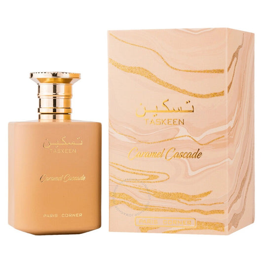 Paris Corner Taskeen Caramel Casade E.D.P 100ml | פריס קורנר טאסקין קרמל קסקייד אדפ 100מל