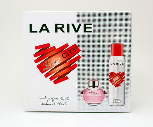 La Rive Set Love City Parfum E.D.T+deo | סט לה ריב לאב סיטי בושם+דאו