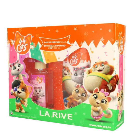 La Rive Set Cat E.D.P 50ml+sha250ml+shg 250ml | סט לה ריב קאט אדפ 50מל+שמפו 250מל+גל רצה 250מל