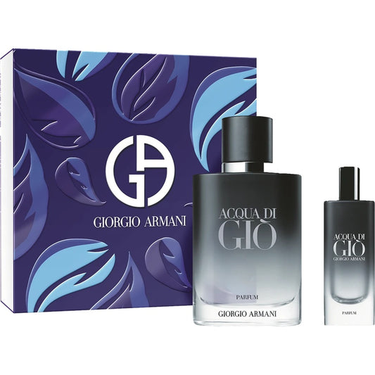 Giorgio Armani Set Acqua Di Gio Parfum 100ml + 15ml | גיורגיו ארמני סט כחול אקווה דה גיו פרפיום 100מל +15מל