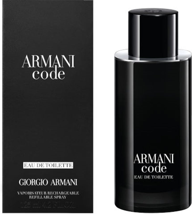 Giorgio Armani Code Refillable E.D.T 125ml | גיורגיו ארמני בלאק קוד רפילייבל אדט 125מל