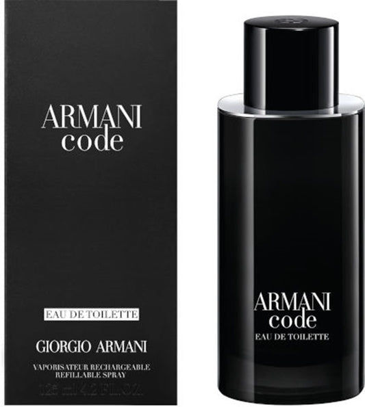 Giorgio Armani Code Refillable E.D.T 125ml | גיורגיו ארמני בלאק קוד רפילייבל אדט 125מל