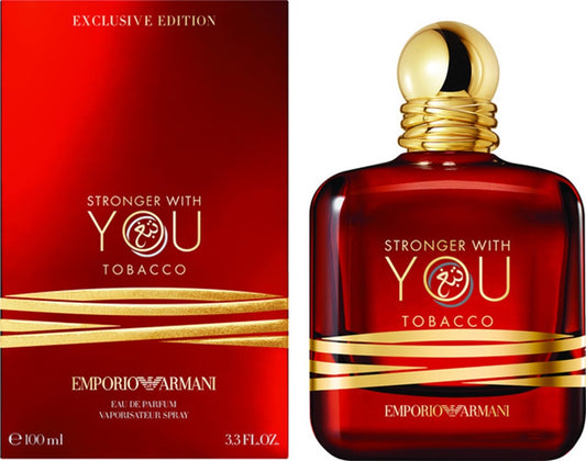 Giorgio Armani Stronger With You Tobacco E.D.P 100ml | גיורגיו ארמני סטרונגר ויס יו טובאקו אדפ 100מל