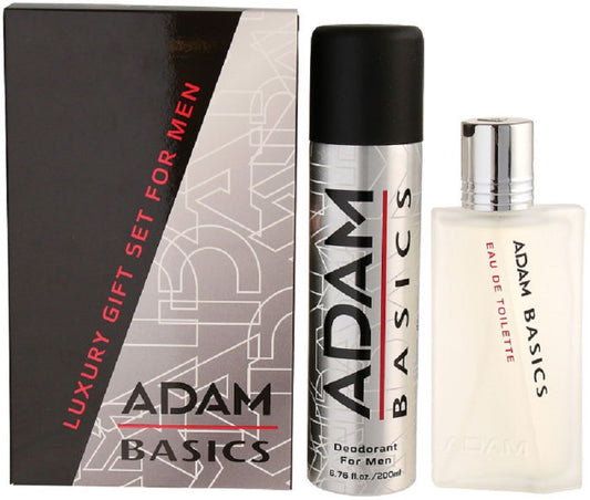 Adam Basic Set E.D.T 100 + Deo 200 | סט אדם בייסיק אדט 100מל + דאו 200מל