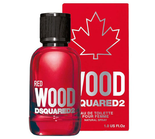 Dsquared2 Wood Red Pour Femme E.D.T 100ml | דיסקווארד 2רד ווד אדט 100מל