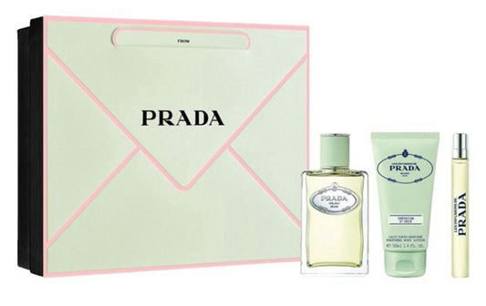 Prada Set Infusion D'iris E.D.P 100ml+10ml+b.l 50ml | פראדה סט אינפיוזן איריס אדפ 100מל +10מל + ק.גוף 50מל
