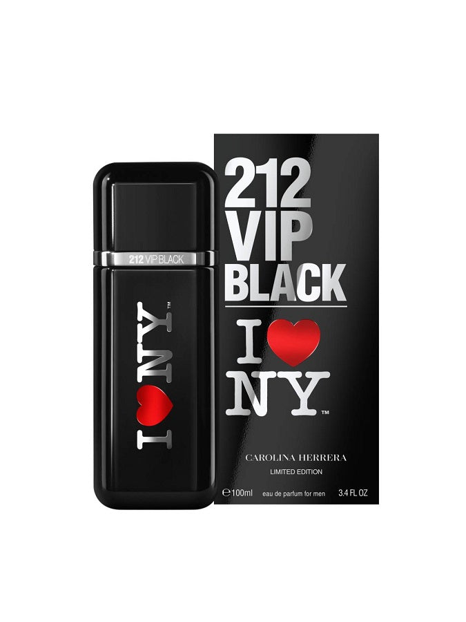 Carolina Herrera 212 Vip Black I Love Ny E.D.P 100ml | קרולינה הררה 212 VIPבלאק אי לאב NY אדפ 100מל