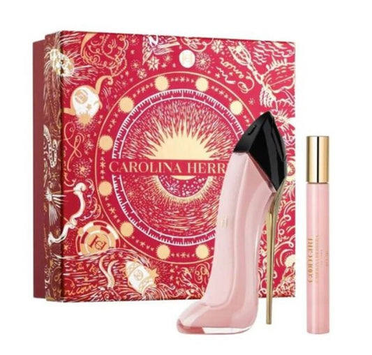 Ch Set Good Girl Blush E.D.P 80ml + 10ml  | קרולינה הררה סט גוד גירל בלאש אדפ 80מל + 10מל