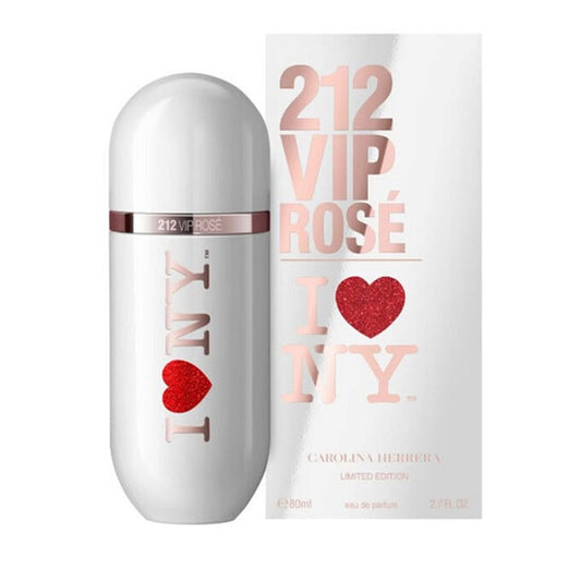 Carolina Herrera 212 Vip Rose I Love Ny E.D.P 80ml | קרולינה הררה וי.אי.פי 212רוז אי לאב ניו יורק אדפ 80מל