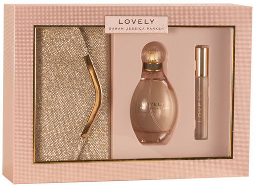 Sarah Jessica Parker Set Lovely E.D.P 100ml+10ml+purse | סט שרה גסיקה פרקר לאבלי אדפ 100מל +10מל+ארנק