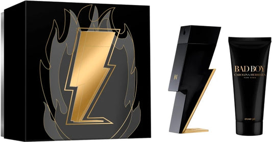 Carolina Herrera Set Bad Boy E.D.T 100ml+shg 100ml | סט קרולינה הררה באד בוי אדט 100מל+גל רחצה 100מל