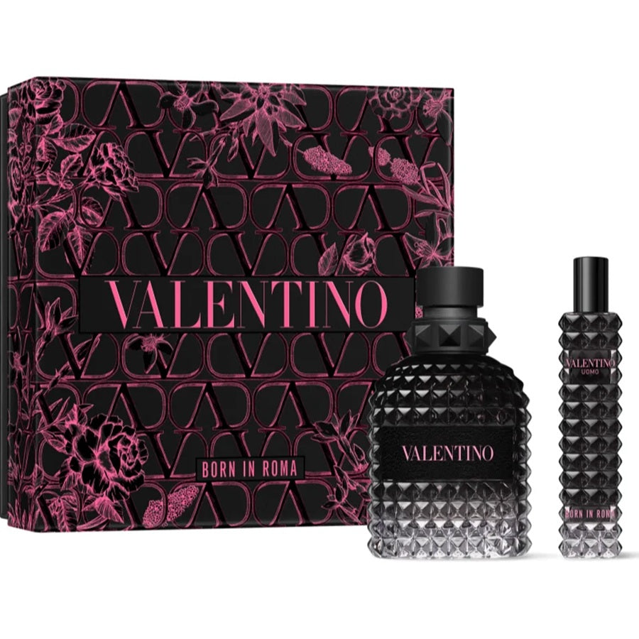 Valentino Set Uomo Born In Roma E.D.T 50ml+15ml | ולנטינו סט אומו בורן ין רומא אדט 50מל + 15מל
