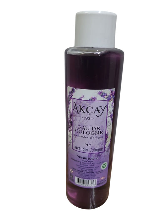 Akcay Levender Cologne 400ml | אקסאי לבנדר מי קולון 400מל