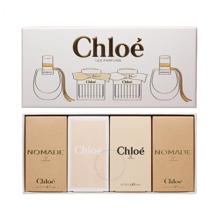 Chloe Miniatures Set 5ml Nomade E.D.Px2 Units+chloe E.D.P+chloe E.D.T | סט מיניאטורות קלואה 5מל נומאד אדפ*2יח+קלואה אדפ+קלואה אדט
