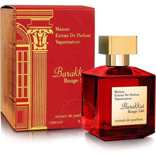Fragrance World Barakkat Rouge 540 Extrait De Parfum 100ml | פראגרנס וורלד באראקט רוג 540 אקסטרייט דה פרפיום 100מל