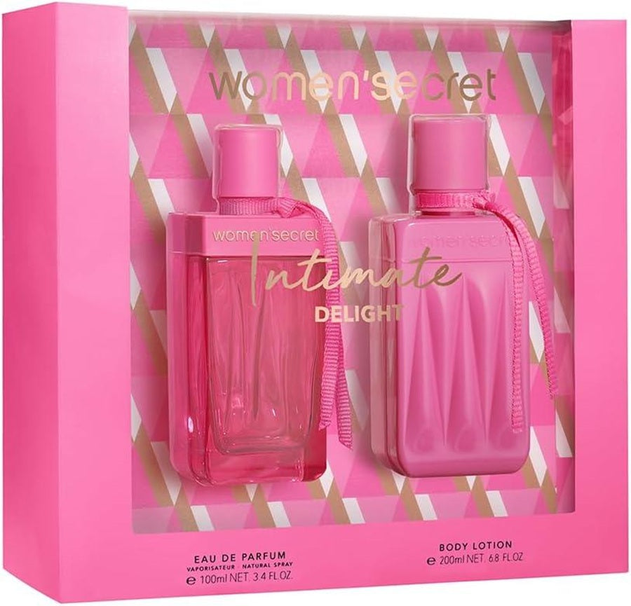 Women'secret Intimate Delight Set E.D.P 100ml + Body Lotion 200ml | וומנסיקרט אינטימייט סט דלאיט אדפ 100מל + קרם גוף 200מל