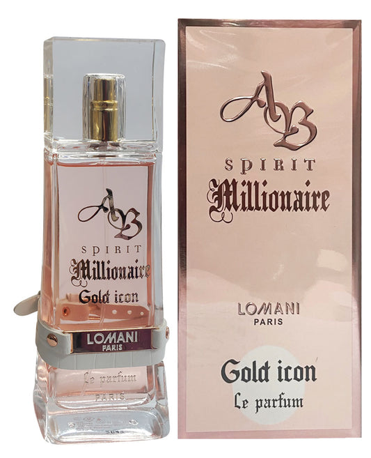 Lomani AB Spirit Millionaire Gold Icon E.D.P 100ml | לומאני ספיריט מיליונר גולד אייקון אדפ 100מ"ל