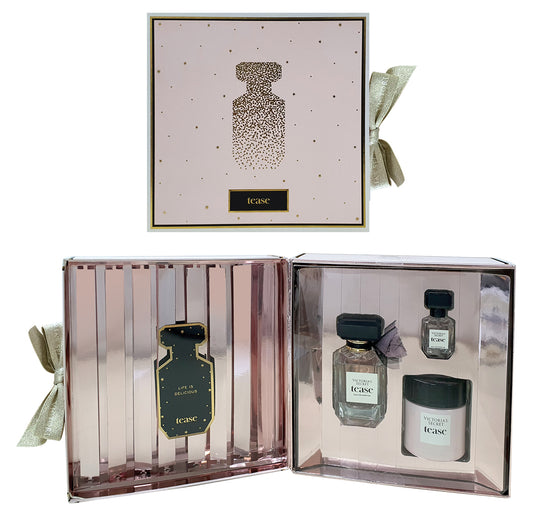 Victoria Secret Set Tease E.D.P 50ml+7.5ml+body Butter 113ml | סט ויקטוריה סיקרט טיז אדפ 50מל +7.5מל+ח.גוף 113מל