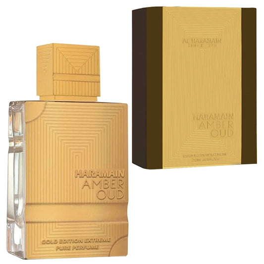 Al Haramain Amber Oud Gold Edition Extreme Pure Parfum 60ml | אל הרמין אמבר אוד גולד אדישן אקסטרים פיור פרפיום 60מל