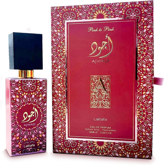 Lattafa Ajwad Pink E.D.P 60ml | לטפה אגוואד ורוד אדפ 60מל