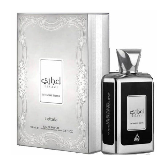 Lattafa Ejaazi Silver E.D.P 100ml | לטפה איגאזי אינטנסיב סילבר אדפ 100מל
