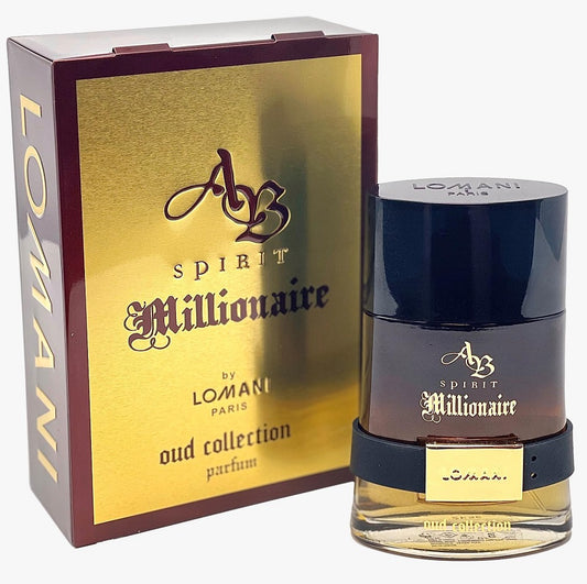 Lomani Spirit Millionaire Oud Collection Parfum 100ml | לומאני אב ספיריט מיליונר אוד קולקשן פרפיום 100מל